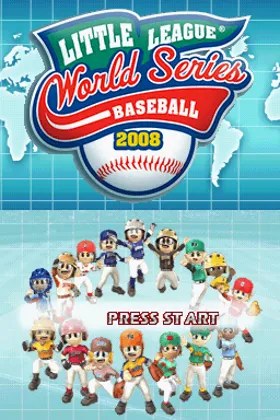 Little League World Series Baseball 2008 (USA) screen shot title